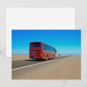 Atacama-Bus, Chile-Karte (Vorne/Hinten)