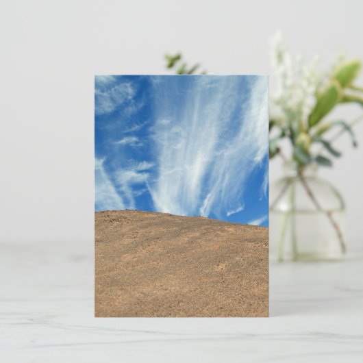 Atacama Clouds Card (Stehend Vorderseite)