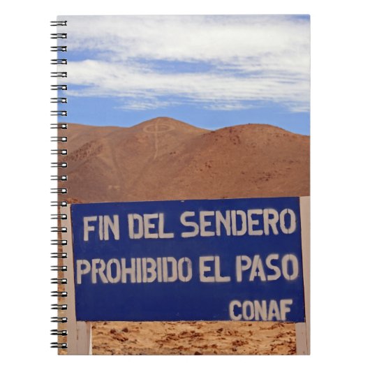 Atacama Geoglyphen, Chile Notizblock (Vorderseite)
