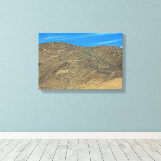 Atacama Geoglyphen Leinwanddruck (Insitu (Holzboden))