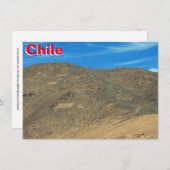 Atacama Geoglyphs-Karte (Vorne/Hinten)