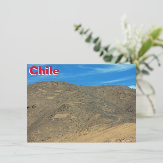 Atacama Geoglyphs-Karte (Stehend Vorderseite)