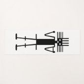 atacama Riese Geogliph Symbol antiken nazca peru a Yogamatte (Vorderseite (Horizontal))