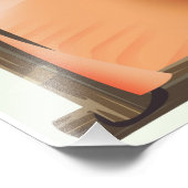 Atacama Wüste Adventure Reiseplakat. Fotodruck (Ecke)