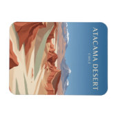 Atacama-Wüste Chile Magnet (Horizontal)