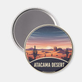 Atacama-Wüste-Chile Magnet (Vorderseite/Rückseite)