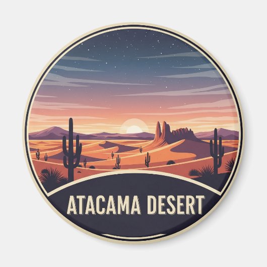 Atacama-Wüste-Chile Magnet (Vorne)