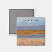 Atacama Wüste, Chile-Magnet Magnet (Vorderseite/Rückseite)