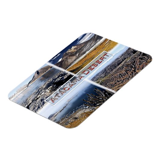 Atacama-Wüste - Chile - Mosaik - Magnet (Linke Seite)