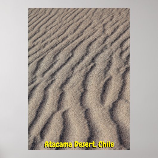 Atacama-Wüste, Chile Poster (Vorne)