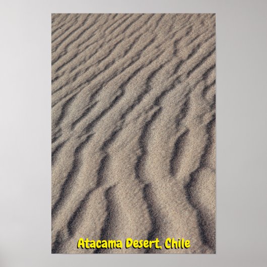 Atacama-Wüste, Chile Poster (Vorne)