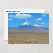 Atacama Wüste, Chile Postkarte (Vorne/Hinten)