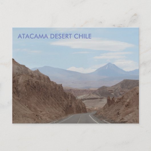Atacama Wüste, Chile Postkarte (Vorderseite)