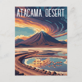 Atacama-Wüste-Chile Postkarte