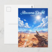Atacama-Wüste Chile Postkarte (Vorne/Hinten)