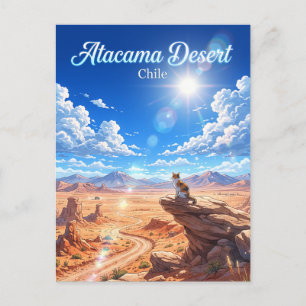 Atacama-Wüste Chile Postkarte