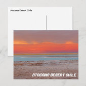 Atacama Wüste, Chile Postkarte (Vorne/Hinten)