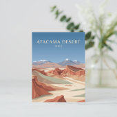 Atacama-Wüste Chile Postkarte (Stehend Vorderseite)