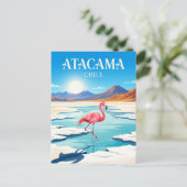 Atacama-Wüste Chile Postkarte (Stehend Vorderseite)