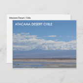 Atacama Wüste, Chile Postkarte (Vorne/Hinten)