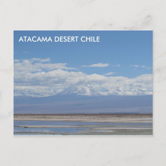 Atacama Wüste, Chile Postkarte (Vorderseite)