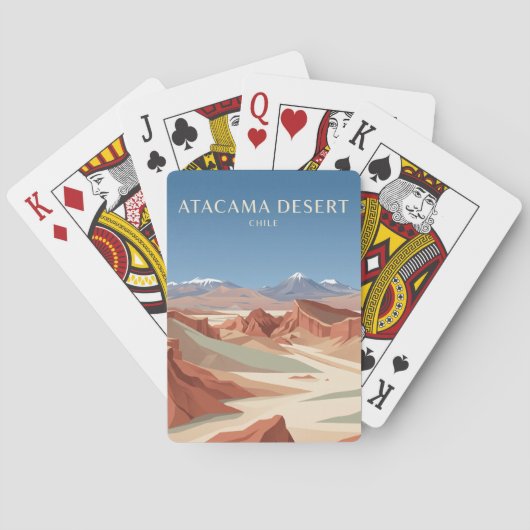 Atacama-Wüste Chile Spielkarten (Rückseite)