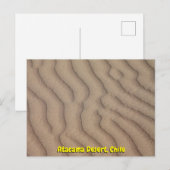 Atacama-Wüste Postkarte (Vorne/Hinten)
