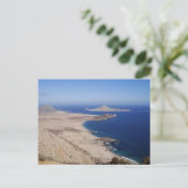 Atacama-Wüste und Pazifischer Ozean, Chile Postkarte (Stehend Vorderseite)