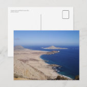 Atacama-Wüste und Pazifischer Ozean, Chile Postkarte (Vorne/Hinten)