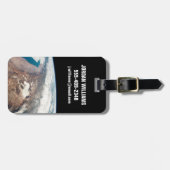 Atacama Wüste und Salzfladen in den Anden Gepäckanhänger (Vorderseite horizontal)