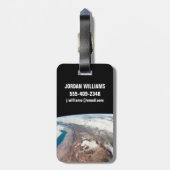 Atacama Wüste und Salzfladen in den Anden Gepäckanhänger (Rückseite vertikal)