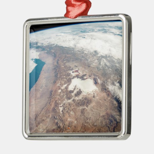 Atacama Wüste und Salzfladen in den Anden Ornament Aus Metall (Links)