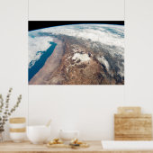 Atacama Wüste und Salzfladen in den Anden Poster (Küche)