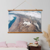 Atacama Wüste und Salzfladen in den Anden Wandteppich Mit Holzrahmen (Schlafzimmer)