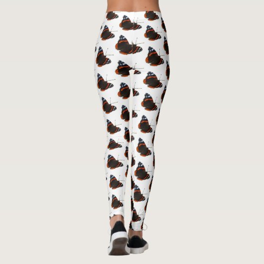 Atalanta Butterly Pattern Legging Leggings (Rückseite)