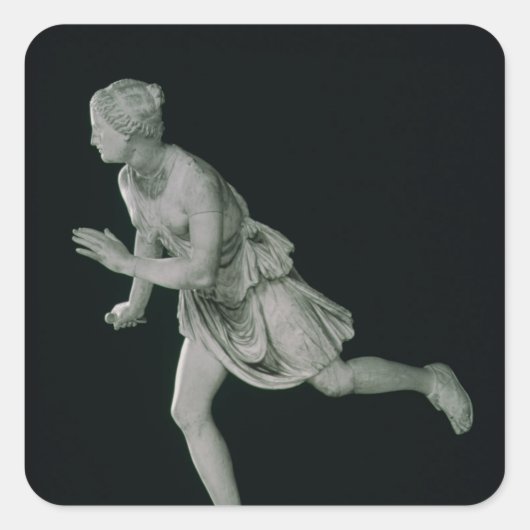 Atalanta Quadratischer Aufkleber (Vorderseite)