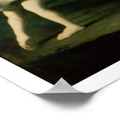 Atalanta und Hippomenes, c.1612 (Öl auf Leinwand) Poster (Ecke)