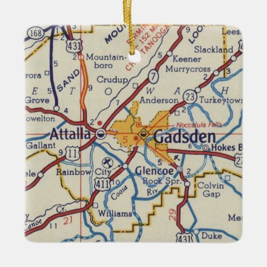 Atalla und Gadsen Alabama Ornament (Vorderseite)