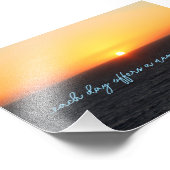 Atardecer Fotodruck (Ecke)