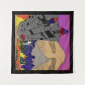 ATARI+MARI Album Art, No Title Wandteppich (Vorderseite (Horizontal))