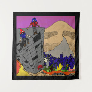 ATARI+MARI Album Art, No Title Wandteppich