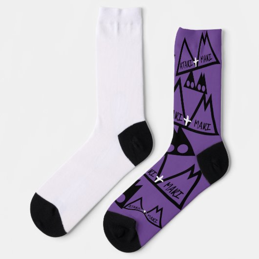 ATARI+MARI-Logo-Socken Socken (Linkes Detail)