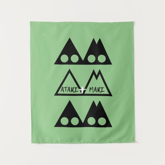 ATARI+MARI-Logo Wandteppich (Vorderseite)