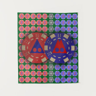 ATARI MARI Poker Chip Tapestry Wandteppich