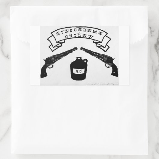 Atascabama Sticker (Tasche)