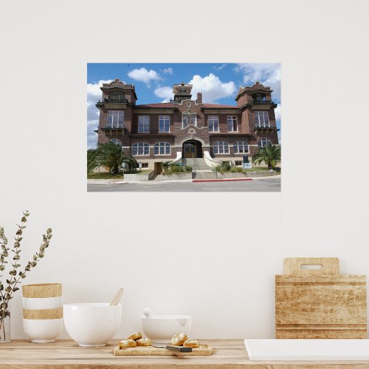 Atascosa Landkreis Courthouse, Jourdandon, Texas Poster (Küche)