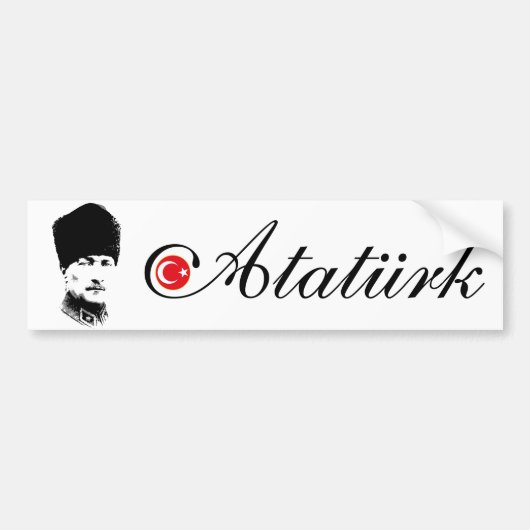 Ataturk Autoaufkleber (Vorne)
