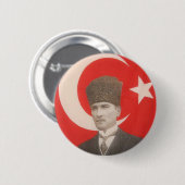 Ataturk Knopf Button (Vorne & Hinten)