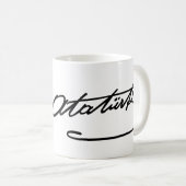 Ataturk Zeichen-Schale Kaffeetasse (VorderseiteRechts)