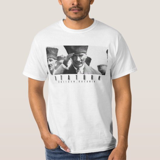 Atatürk Zitat  T-Shirt (Vorderseite)